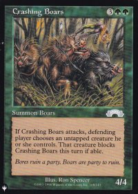 突っ走る猪/Crashing Boars 【英語版】 [EXO-緑List]