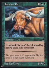 鉄の蹄の雄牛/Ironhoof Ox 【英語版】 [P02-緑List]