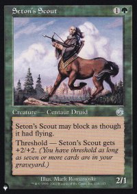 シートンの斥候/Seton's Scout 【英語版】 [TOR-緑List]