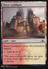 ボロスのギルド門/Boros Guildgate 【英語版】 [GRN-土地List]