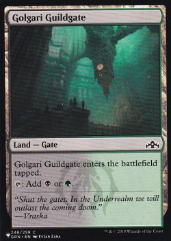 画像1: ゴルガリのギルド門/Golgari Guildgate 【英語版】 [GRN-土地List]