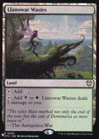 ラノワールの荒原/Llanowar Wastes 【英語版】 [M3C-土地List]