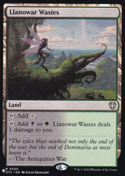 画像1: ラノワールの荒原/Llanowar Wastes 【英語版】 [M3C-土地List]