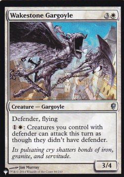 画像1: 覚醒石のガーゴイル/Wakestone Gargoyle 【英語版】 [CNS-白List]
