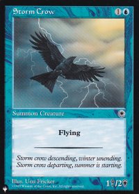 嵐雲のカラス/Storm Crow 【英語版】 [POR-青List]
