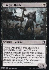 戦墓の大群/Diregraf Horde 【英語版】 [MID-黒List]