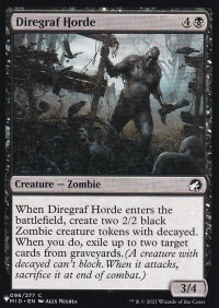 戦墓の大群/Diregraf Horde 【英語版】 [MID-黒List]