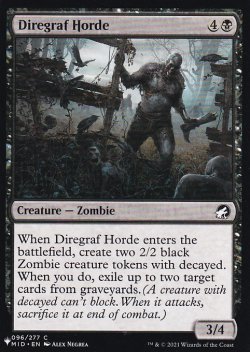 画像1: 戦墓の大群/Diregraf Horde 【英語版】 [MID-黒List]