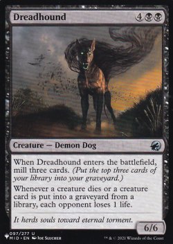 画像1: 戦慄の猟犬/Dreadhound 【英語版】 [MID-黒List]