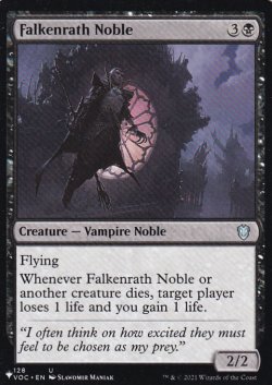 画像1: ファルケンラスの貴族/Falkenrath Noble 【英語版】 [VOC-黒List]