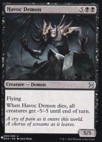 大荒れの悪魔/Havoc Demon 【英語版】 [EMA-黒List]