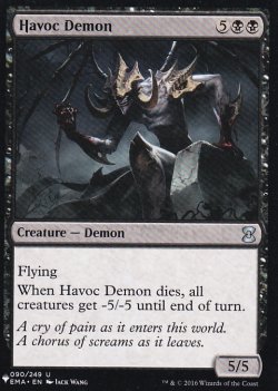 画像1: 大荒れの悪魔/Havoc Demon 【英語版】 [EMA-黒List]