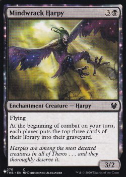 画像1: 精神潰しのハーピー/Mindwrack Harpy 【英語版】 [THB-黒List]