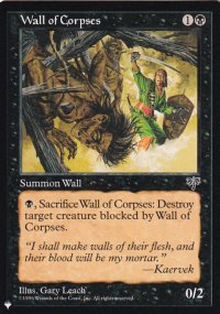 死体の壁/Wall of Corpses 【英語版】 [MIR-黒List]