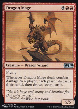 画像1: ドラゴン魔道士/Dragon Mage 【英語版】 [M20-赤List]