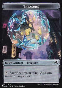 宝物/TREASURE (NEO) & 多相の戦士/SHAPESHIFTER (2XM) 【英語版】 [List-トークン]
