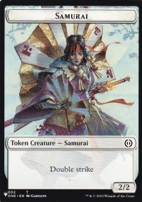侍/SAMURAI (ONE) & 多相の戦士/SHAPESHIFTER (2XM) 【英語版】 [List-トークン]