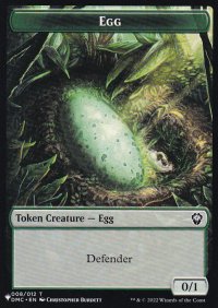 卵/EGG (DMC) & 宝物/TREASURE (KHM) 【英語版】 [List-トークン]