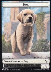 犬/DOG (MKM) & 多相の戦士/SHAPESHIFTER (2XM) 【英語版】 [List-トークン]