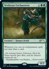 新緑の女魔術師/Verduran Enchantress 【英語版】 [SLD-緑R]