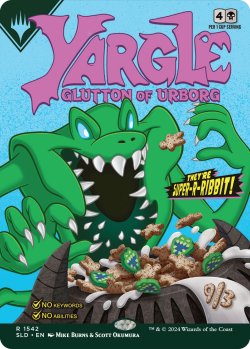 画像1: アーボーグの暴食、ヤーグル/Yargle, Glutton of Urborg 【英語版】 [SLD-黒R]