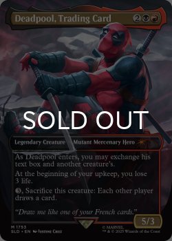 画像1: Deadpool, Trading Card 【英語版】 [SLD-金MR]