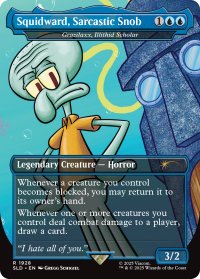 Squidward, Sarcastic Snob 【英語版】 [SLD-青R]