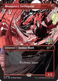 僧院の速槍/Monastery Swiftspear No.2038 【英語版】 [SLD-赤R]