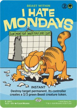 画像1: I Hate Mondays 【英語版】 [SLD-緑R]