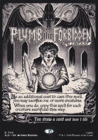 禁忌の調査/Plumb the Forbidden No.7114 【英語版】 [SLD-黒R]