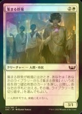 [FOIL] 集まる群衆/Gathering Throng 【日本語版】 [SNC-白C]