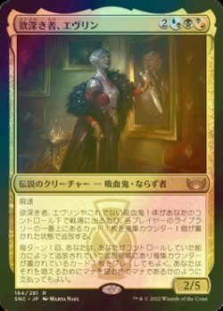 画像1: [FOIL] 欲深き者、エヴリン/Evelyn, the Covetous 【日本語版】 [SNC-金R]