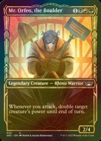 [FOIL] 磐石、ミスター・オルフィオ/Mr. Orfeo, the Boulder No.320 (ショーケース版) 【英語版】 [SNC-金U]