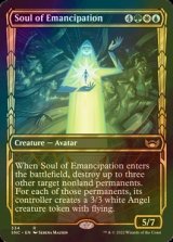 [FOIL] 解脱の魂/Soul of Emancipation No.334 (ショーケース・海外産ブースター版) 【英語版】 [SNC-金R]