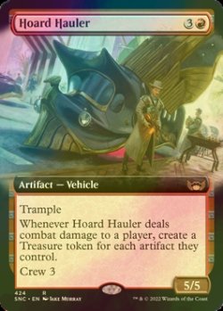 画像1: [FOIL] 貯めこむ運び屋/Hoard Hauler (拡張アート版) 【英語版】 [SNC-赤R]