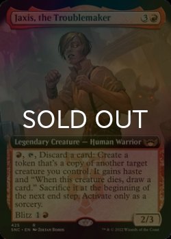 画像1: [FOIL] トラブルメーカー、ジャクシス/Jaxis, the Troublemaker (拡張アート版) 【英語版】 [SNC-赤R]