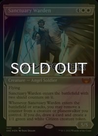 [FOIL] 聖域の番人/Sanctuary Warden No.443 (ショーケース版・エッチング仕様) 【英語版】 [SNC-白MR]