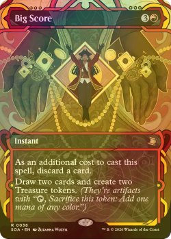 画像1: [FOIL] 大勝ち/Big Score (ショーケース・海外産ブースター版) 【英語版】 [SOA-赤R]