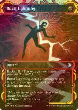 [FOIL] 噴出の稲妻/Burst Lightning (ショーケース版) 【英語版】 [SOA-赤U]