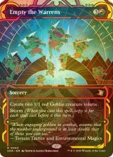 [FOIL] 巣穴からの総出/Empty the Warrens (ショーケース・海外産ブースター版) 【英語版】 [SOA-赤R]