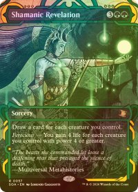 [FOIL] 巫師の天啓/Shamanic Revelation (ショーケース・海外産ブースター版) 【英語版】 [SOA-緑R]