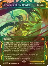 [FOIL] 大軍の功績/Triumph of the Hordes (ショーケース・海外産ブースター版) 【英語版】 [SOA-緑MR]