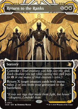 画像1: 戦列への復帰/Return to the Ranks (ショーケース版) 【英語版】 [SOA-白R]