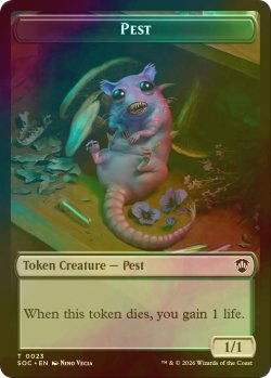 画像1: [FOIL] 邪魔者/PEST & 苗木/SAPROLING 【英語版】 [SOC-トークン]