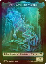 [FOIL] 不可分なるもの、プリモ/PRIMO, THE INDIVISIBLE & ビースト/BEAST 【英語版】 [SOC-トークン]