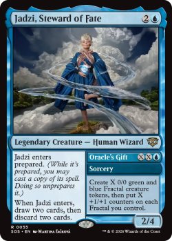 画像1: 運命の執事、ジャズィ/Jadzi, Steward of Fate 【英語版】 [SOS-青R]