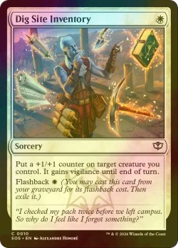 画像1: [FOIL] 発掘現場の備品一覧/Dig Site Inventory 【英語版】 [SOS-白C]