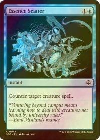 [FOIL] 本質の散乱/Essence Scatter 【英語版】 [SOS-青C]
