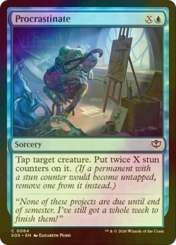 画像1: [FOIL] 先送り/Procrastinate 【英語版】 [SOS-青C]