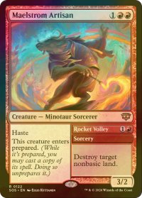 [FOIL] 大渦の職工/Maelstrom Artisan 【英語版】 [SOS-赤R]